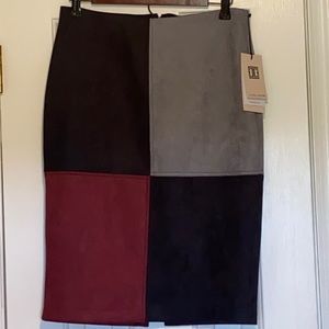 Ivanka Trump Suede Skirt